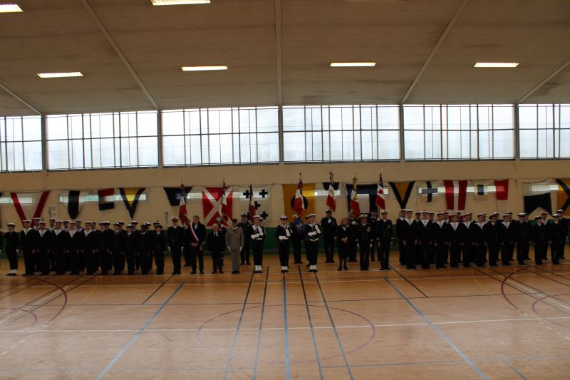 Remise du fanion à la PMM de Troyes en janvier 2025, photo d'illustration